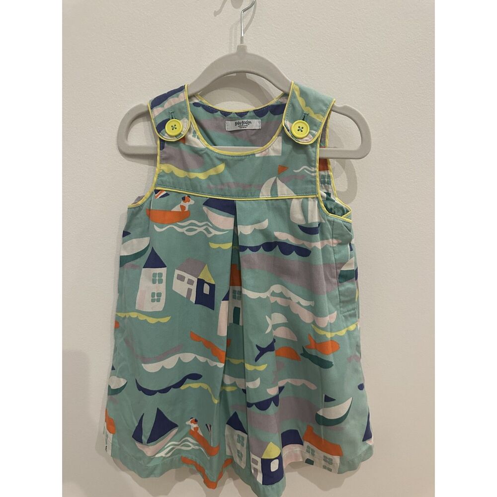Baby Boden 18-24 Months Seaside Ocean Water Dress